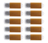 Clé USB 10X Clé USB Flash Pen Drive U Disk pour PS3 PC TV Couleur : Doré Capacité : 64 Mo