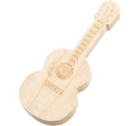 Cle USB 128 Go, Clé USB Guitare en Bois De Pin. Rapide Flash Drive Memory Stick Clés USB 3.0 Up to 100Mo/S. des Cadeaux Uniques pour Les Amis Lors De Mariages, D'Anniversaires et de Fêtes..[F1155]
