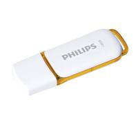 Philips Clé USB Snow 2.0 128 Go Blanc et orange