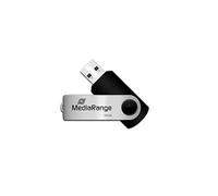 Clé USB 128 Go Pivotante USB 2.0 Compact Noir / Argent