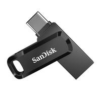Clé USB 128 Go SanDisk Ultra Dual Drive Go à double connectique USB 3.2 Gen 1 / USB-C - noir