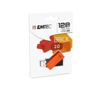 Emtec Clé USB C350 Brick 128 Go USB 2.0 Orange