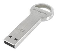 CLE USB 16 GO LUXE METALLIQUE EN ACIER INOXYDABLE /LOOK CLEF / metal inox solide