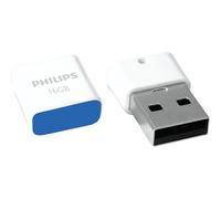 Clé USB 16 Go Philips USB 2.0 Pico Edition Bleu Océan
