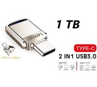 CLé USB 1TB 2 en 1 Type C Pen Drive 1000 GB Portable Clef USB3.0 USB C