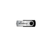 Clé USB 2.0 16 Go Flash-Drive avec Boîtier Métallique MediaRange Noir