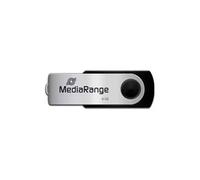 Clé USB 2.0 8 Go Flash-Drive avec Boîtier Métallique MediaRange Noir