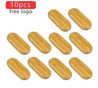 clé USB 2.0 en bois avec ,4/8/16/32/64/128 go,cadeau de mariage,10 pcs/Lot - Type Carbonized no box-64GB