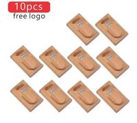 clé USB 2.0 en bois avec ,4/8/16/32/64/128 go,cadeau de mariage,10 pcs/Lot - Type Carbonized with BOX-8GB