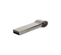 Clé USB 2.0 en métal avec clé USB 2.0 Gris 4 Go