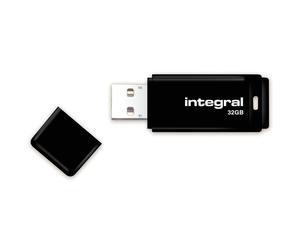 Clé USB 2.0 INTEGRAL Flash Drive Black 32 GB (Noir)