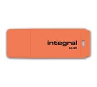 Clé USB 2.0 Integral Neon 64 Go Orange G