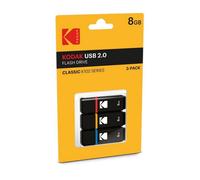 Clé USB 2.0 KODAK K102 - 8GB (pack de 3)