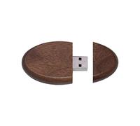 Clé USB 2.0, Memory Stick Cle USB, clé USB 4 Go, 8 Go, 128 Go, 32 Go, 64 Go, clé USB Memoria, Cadeau Photo(128GB,Walnut)