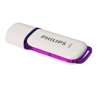 Cle USB 2.0 Philips FM64FD70B Snow edition 2.0 64Go Violet Blanc