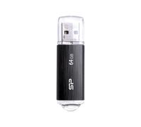 Cle USB 2.0 SILICON POWER Ultima U02 4Go Noir Transparent
