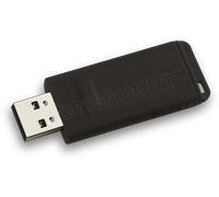 Verbatim Clé USB Slider 128 Go – USB 2.0 – Noir