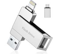 Clé Usb 256 Go Pour Iphone Cle Usb 3.0 Certifiée Apple Mfi Lightning Capacité Réelle Clé Usb-C Usb Photo Stockage Externe Pour Iph