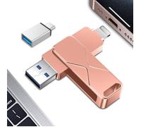 Clé Usb 256 Go Pour Iphone Mfi Certified Lightning Mémoire Externe Pen Drive Stylo Usb 3 En 1 Pour Iphone Ipad Ios Macbook