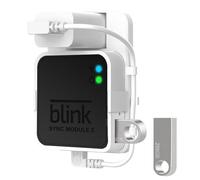 Clé USB 256 Go pour stockage vidéo local avec support de sortie pour module de synchronisation Blink 2, câble court économise de l'espace et facile à déplacer, support de montage pour caméra de