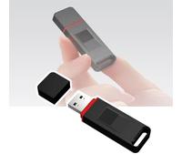 Clé USB 3.0 à déverrouillage par Empreinte Digitale, 50 Mbit/s, Alliage de Zinc, Stockage chiffré, Induction 0,2 s, Compatible Multi-interfaces(Black+32g)