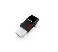 Clé USB 3.0 à Double Connectique Sandisk Ultra 64 Go avec une Vitesse de Lecture Allant jusqu'à 130 Mo/s
