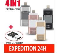 Clé USB 3.0 - Compatible iPhone - 512 Go - Stockage Mémoire - Synchronisation iOS/Android