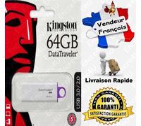 Clé USB 3.0 KINGSTON 32 Gb Go DataTraveler G4 : existe aussi en capacité 64 Giga