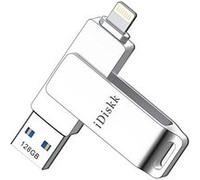 Clé USB 3.0 Mémoire Stick Pour iPhone 128Go avec Connecteur Lightning [Certifié MFi] à lExtension de Stockage ou le Transfert