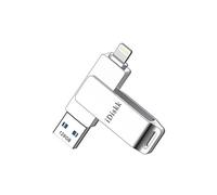 Clé USB 3.0 Mémoire Stick Pour iPhone 128Go avec Connecteur Lightning [Certifié MFi] à lExtension de Stockage ou le Transfert G