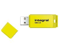 Clé USB 3.0 Néon, 64 Go Jaune - INFD64GBNEONYL3.0