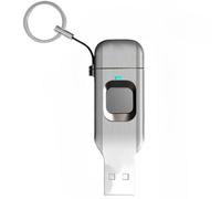 Clé USB 3.0 USB-C cryptée à empreintes digitales 64 Go/128 Go (64 Go)