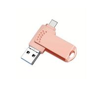 Clé USB 3.1 LansTen 64 Go avec porte-clés, argent