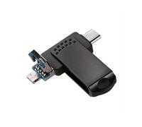 Clé USB 3.1 LansTen 64 Go avec porte-clés, jaune