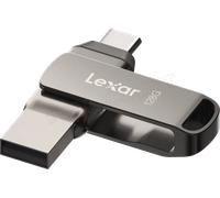 Lexar lecteur USB flash JumpDrive LJDD400128G-BNQNG 128 Go USB Type-C 3.2 Gen 1 Gris