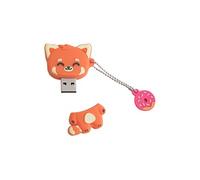 Clé USB 3.2 capacité 32GB Rapide Porte-clés avec protection Wondee Rouge