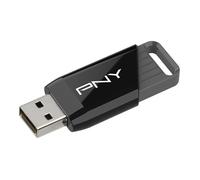 Clé USB 3.2 Gen 1 - PNY - Attaché X - 128GB - Lecture 130Mo/s - Connecteur rétractable - Noir - Compatible Type-A