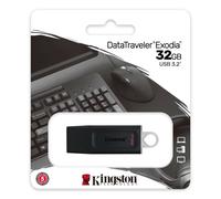 Clé USB 3.2 KINGSTON 32 Go DataTraveler Exodia ( Dispo aussi : 64, 128, 256 Gb )