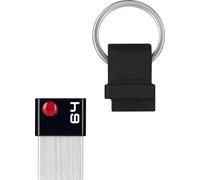 Clé USB 3.2 Nano Ring T100 Capacité 64 Go, 64 GB - Compatibilité Universelle USB 3.0 - ECMMD64GT103 - Design Exclusif avec Anneau Porte Clés - Ultra Fine, Sans Capuchon