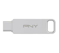 Clé USB 3.2 - PNY - DUO LINK - Type-C/Type-A - 128 Go - Jusqu'à 200 Mo/s