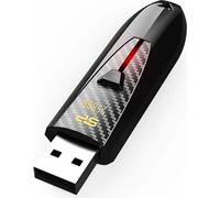 Silicon Power Blaze B25 - Clé USB 128 Go USB Type-A 3.2 Gen 1 Noir - Format Slide - Compatible Windows, macOS, Linux - SP128GBUF3B25V1K