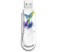 Clé Usb 3.2 Xpression 128 Go Au Design Colibri¿Clé Usb Colorée Et Éclatante,Stockage Externe Pour Le Travail,Les Études Et Les Loisirs