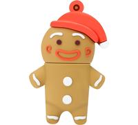 Clé USB 32 Go Clé USB Flash Drive Memory Stick The Gingerbread Man Pendrive pour Stockage de Données Externe