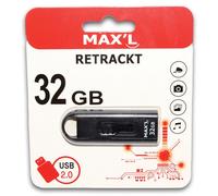 Clé USB 32 Go - MAX'L - USB 2.0 - Capacité 32 Go - Interface USB - Compacte et pratique