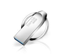 Cle USB 32 Go, Métal CLé USB 3.0 32 Go Imperméable USB 3.0 Pen Drive 32 GB Portable Clef USB 32go pour Ordinateur Portable/Pc/Voiture Etc.Lecture maximale de 80 Mo/s (Argent)