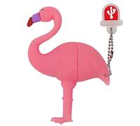 Clé USB 32 Go Motif flamant rose mignon avec dragonne, BorlterClamp Pen Drive Memory Stick pour famille et amis