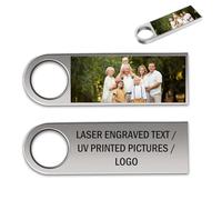 Cle USB 32Go/64Go/128Go, Clé USB Personnalisée - Clé Mémoire Personalisée avec Photo Et Texte, Mini Clé USB 2.0, Lecture Rapide Et Forte Compatibilité, Multi Styles Au Choix (Style 1, 128, GB)
