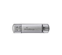 Clé USB 32Go Double Connecteur USB C et USB 3.0 Gris