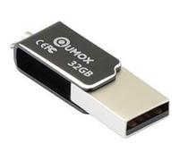 Clé USB 32Go Dual USB 2.0 OTG Micro USB Flash mémoire Stick Qumox