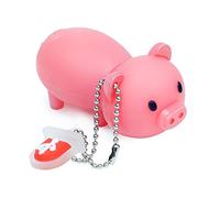 Clé USB 32Go,Flash Drive USB 2.0 Pendrive Mignon Idéal Cadeau pour Enfant Silicone (Cochon)